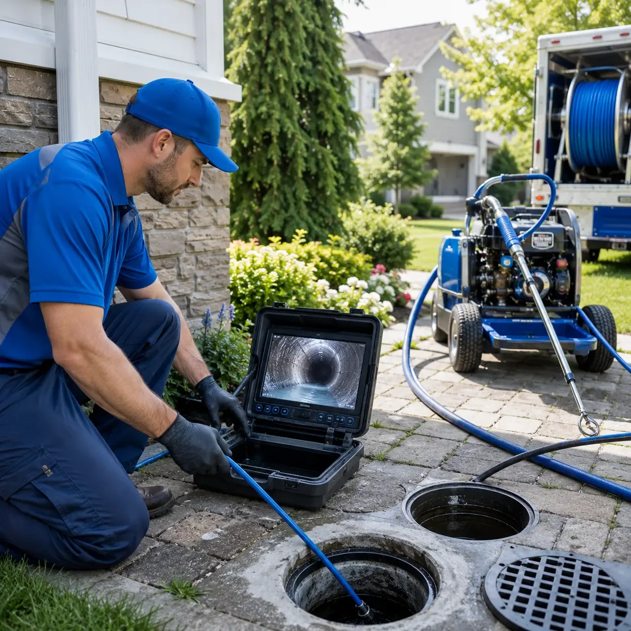 Outdoor drain cleaning professionals serving Shartlesville, PA